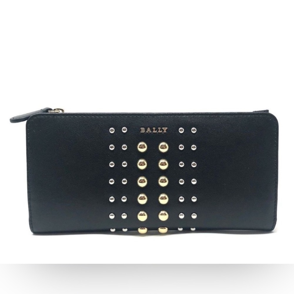 ♥️ Bally Studded Black Wallet